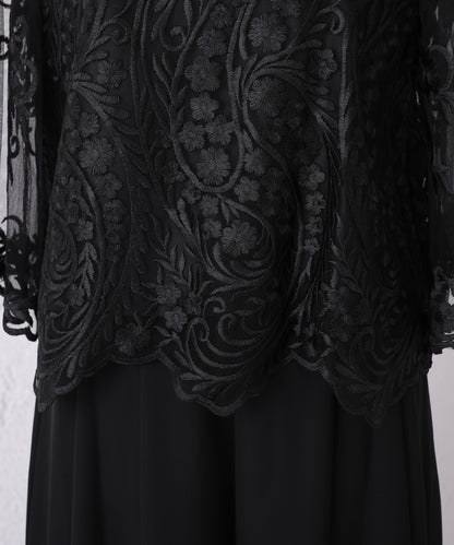 ラウンドネックワイドパンツセットアップ/319096