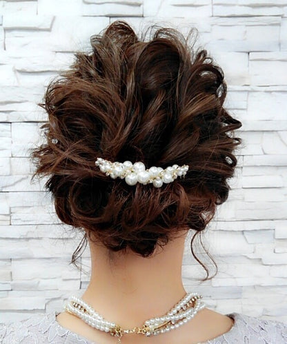ツイストパールヘアコーム